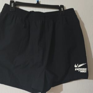 Nike Swoosh Black Sports Shorts